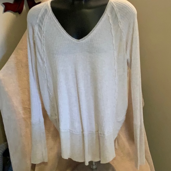 BNWT Free People // Laguna Waffle Long Sleeve - Picture 2 of 10